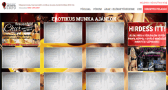 Desktop Screenshot of erotikusmunka.info